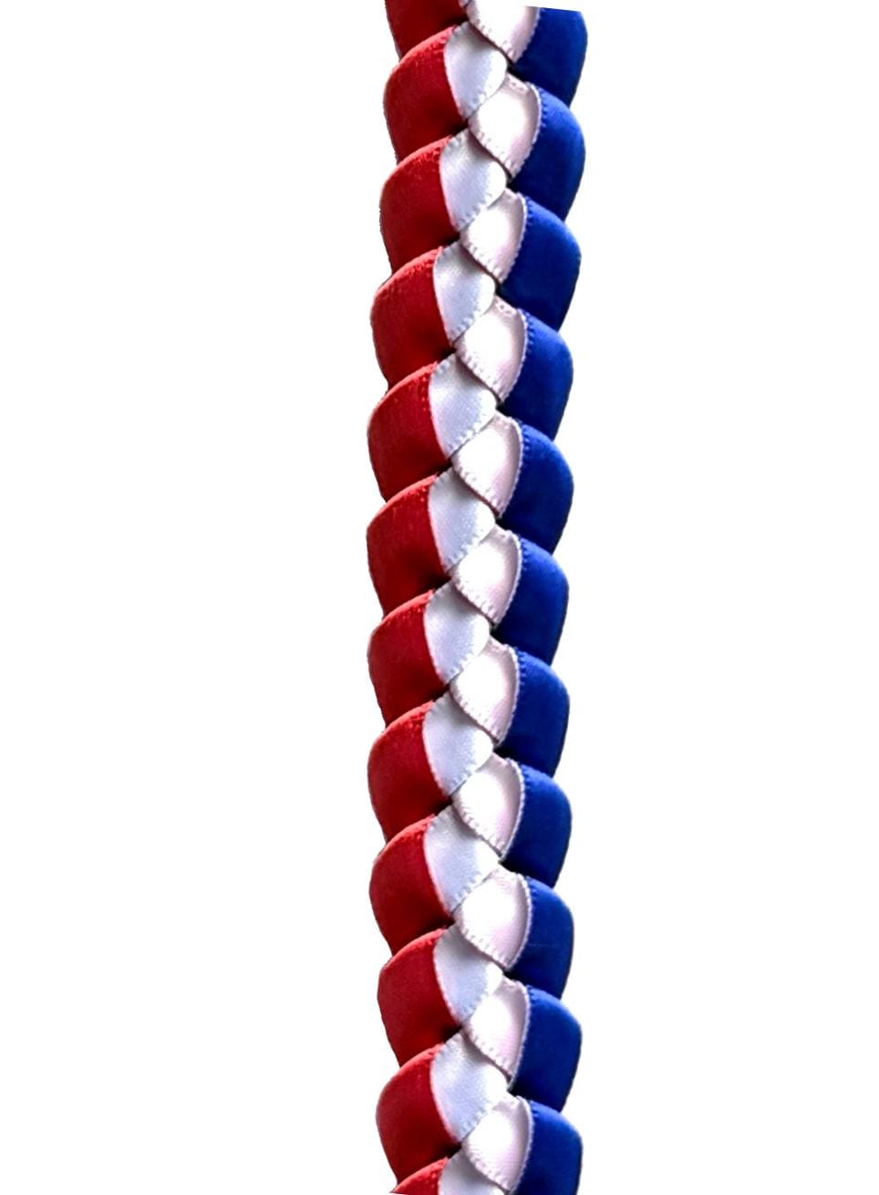 Red, White, and Royal Blue 3/8" Ribbon Lei