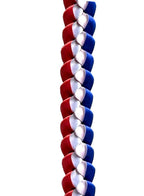 Red, White, and Royal Blue 3/8" Ribbon Lei