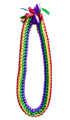 Rainbow Double Ribbon Lei