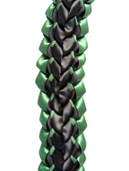 Forest Green and Black Open Ribbon Lei