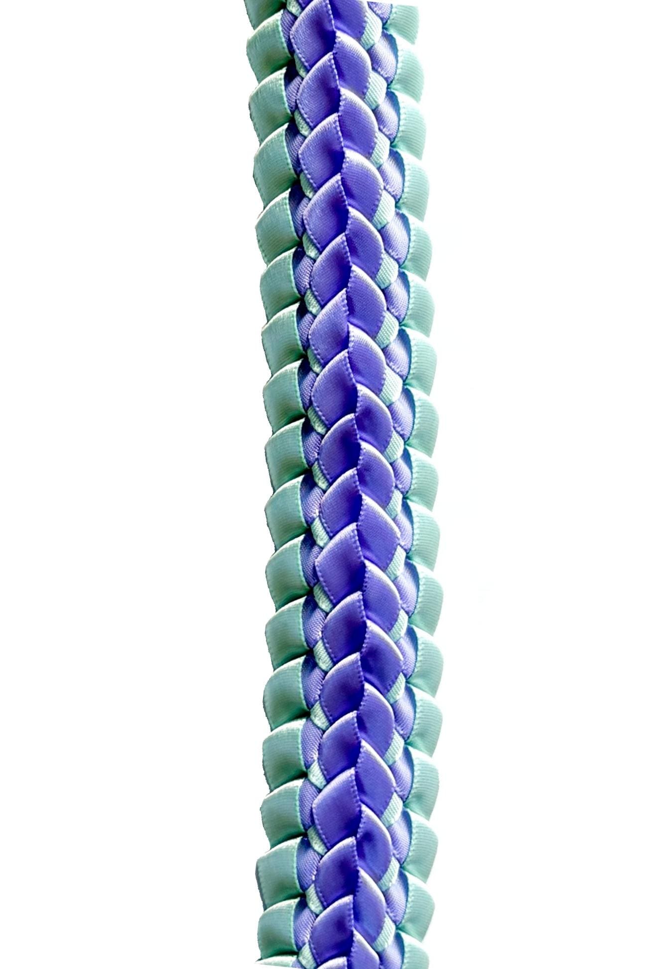Iris and Mint Double Ribbon Lei