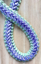 Iris and Mint Double Ribbon Lei